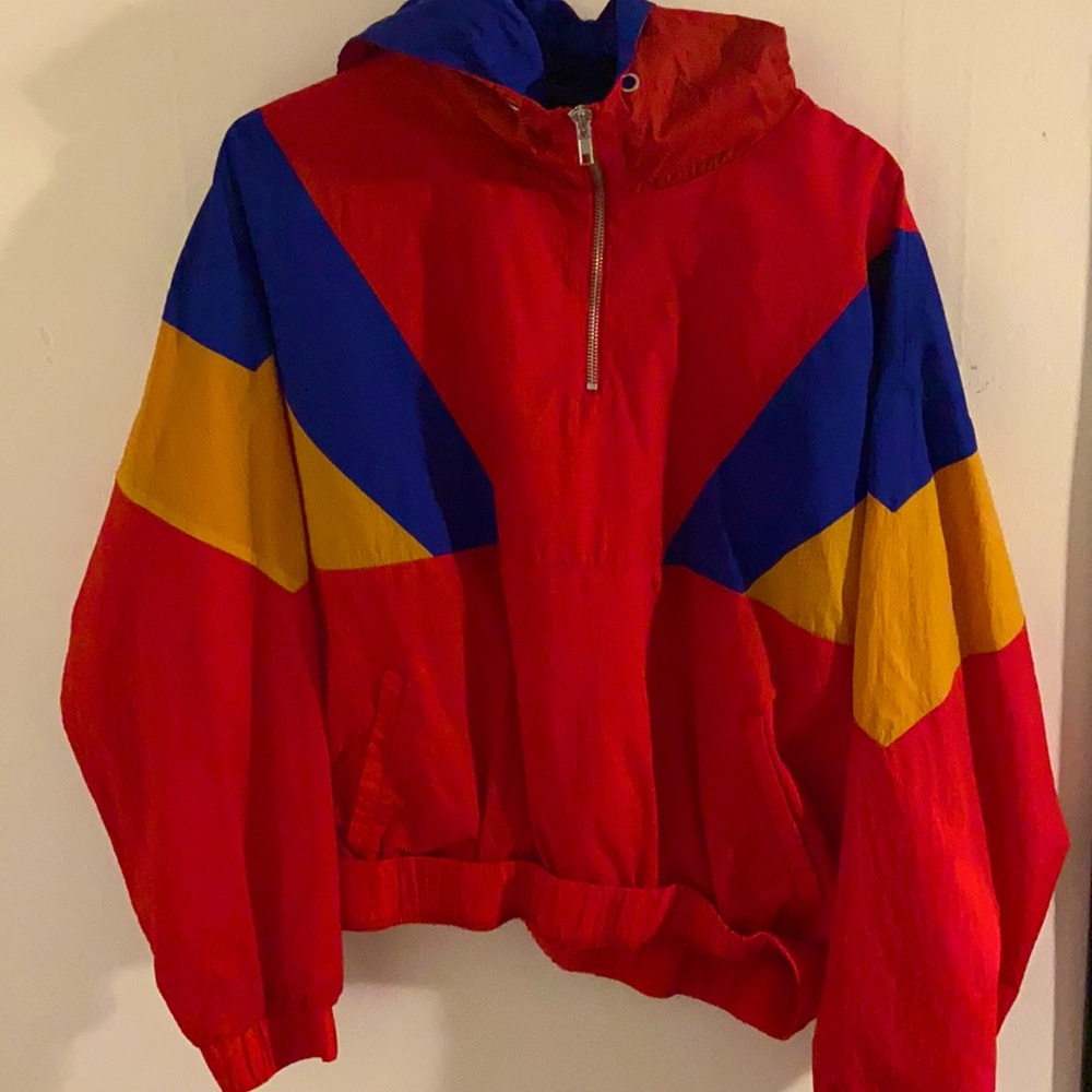 Forever 21 color-block windbreaker